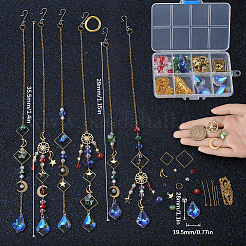 Kit de fabrication de pendentifs décoratifs attrape-soleil DIY&nbsp;DIY-SC0024-01
