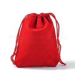 Kordeltaschen aus Samtgewebe&nbsp;X-TP-C001-70X90mm-2