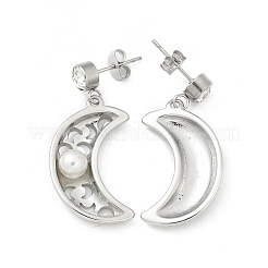 Orecchini a bottone in acciaio inossidabile 304&nbsp;EJEW-A119-20P