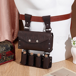 Rechteckige Retro-Gürteltasche aus PU-Leder mit Zaubertränken&nbsp;AJEW-WH0816-405
