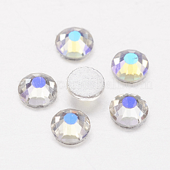 Perle en verre de dos plat&nbsp;RGLA-C002-SS20-100