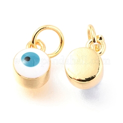 Ciondoli smaltato in ottone&nbsp;KK-Y001-02A-06G