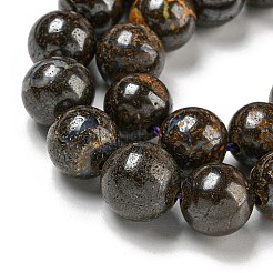 Fili di perle di opale boulder naturale&nbsp;G-P544-A01-03