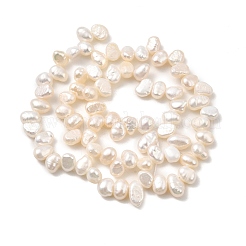 Fili di perle di perle d'acqua dolce coltivate naturali&nbsp;PEAR-I007-03B-01A