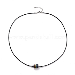 Pride Style 201 Halsketten mit Anhänger aus Edelstahl&nbsp;LS-NJEW-F288-08EB