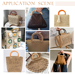 10 poignée de sac en bois de 5 couleurs&nbsp;FIND-PH0010-72