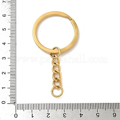 Geteilte Schlüsselringe aus Edelstahl 304&nbsp;STAS-D127-04G