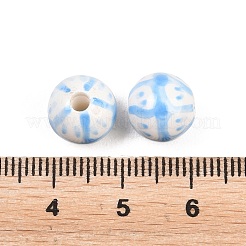 Perles de porcelaine peintes à la main&nbsp;PORC-P037-02A