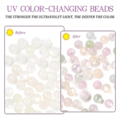 50 perle opaque réactive aux UV&nbsp;RESI-YW0005-93