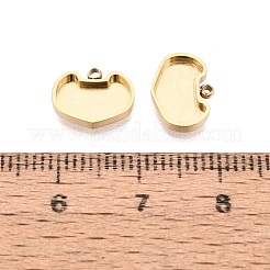 Cabochon-Anhängerkomponente aus Edelstahl 304&nbsp;STAS-Q113-28G