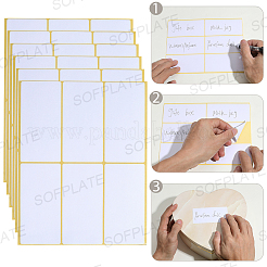 15 feuilles d'autocollants en papier&nbsp;STIC-SP0001-20B