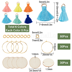 Kits de fabrication de boucles d'oreilles bricolage&nbsp;DIY-SC0019-47