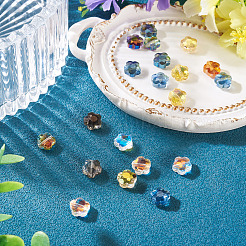 20 Stück transparente Glasperlen&nbsp;GLAA-TADJ0001-08