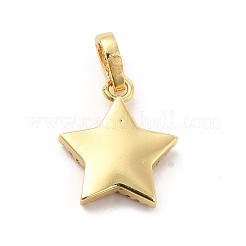 Pendentifs avec zircon cubiques à micro-pavés en laiton&nbsp;KK-C009-02A