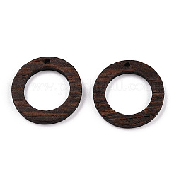 Anhänger aus natürlichem Wengeholz&nbsp;WOOD-T023-51A-01