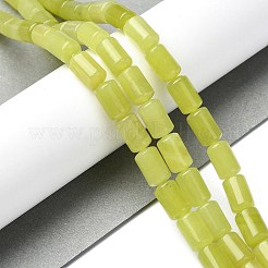 Natürliche Zitronen Jade Perlen Stränge&nbsp;G-C135-G02-01