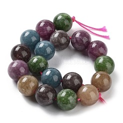 Gefärbte natürliche malaysia jade perlen stränge&nbsp;G-G021-01C-02