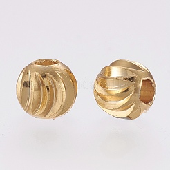 Perline in ottone&nbsp;KK-WH0063-10B-G