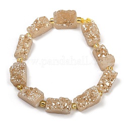 Galvani natürliche druzy Achat Perlen Stränge&nbsp;G-R012-A02-01