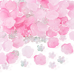 100pcs 4 Farben transparente Glasperlen&nbsp;DGLA-TA0001-45
