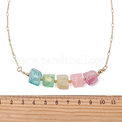 Halskette mit Anhänger aus galvanisiertem&nbsp;NJEW-TA00241
