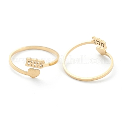 Anillos de acero inoxidable con revestimiento iónico (IP) 201&nbsp;RJEW-M136-01H-G