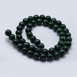 Chapelets de perles en malachite naturelle&nbsp;G-F571-27B2-6mm