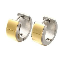 Orecchini a cerchio in acciaio inossidabile 304 per donna&nbsp;EJEW-C096-47GP