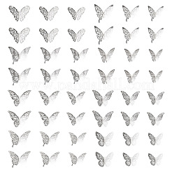 96 stücke 8 arten pet 3d schmetterling wand aufkleber&nbsp;DIY-TA0013-12B
