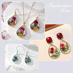 20 pendentif à lunette arrière ouverte en acier inoxydable 304&nbsp;PALLOY-BBC00010