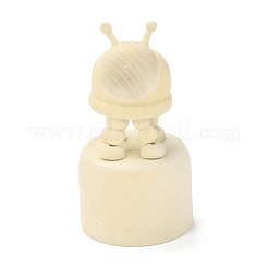 Ornements de bureau de petits animaux en bois de tortue de bricolage&nbsp;DJEW-G023-06