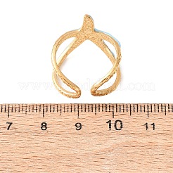 Verstellbare Manschettenringe aus 304er Edelstahl für Damen&nbsp;RJEW-F200-01G