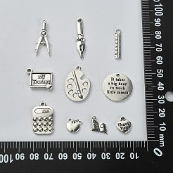 100pcs 10 estilos colgantes de aleación de estilo tibetano&nbsp;TIBEP-CJ0002-97