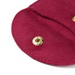 Sacchetti porta gioielli in velluto con bottone a pressione per bracciali&nbsp;ABAG-P013-01E