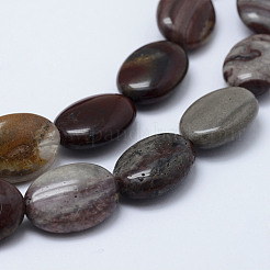 Fili di perline di diaspro policromo naturale/pietra di picasso/diaspro picasso&nbsp;G-L472-B-05-18x13mm