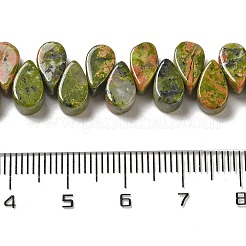 Natur Unakit Perlen Stränge&nbsp;G-B064-B10