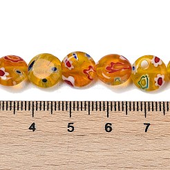 Handgemachte Millefiori Bunte Malerei Perlen Stränge&nbsp;LAMP-G166-17B-06
