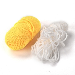 DIY Baumwollbechermatte Punch Needle Kits&nbsp;DIY-K032-38B