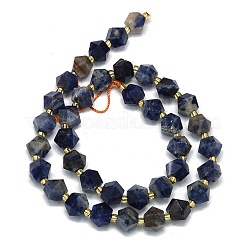Filo di perle di sodalite naturale&nbsp;G-I376-A22-01