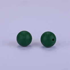 Runde Fokalperlen aus Silikon&nbsp;SI-JX0046A-127