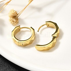 Boucles d'oreilles créoles en acier inoxydable 304 pour femmes&nbsp;EJEW-C096-45G