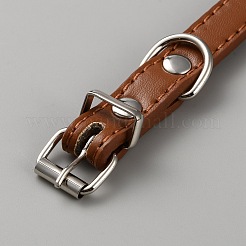 Hundehalsband aus Kunstleder&nbsp;FIND-WH0152-652