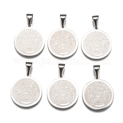 Acciaio inossidabile 304 anti-ossidazione religione piatto rotondo&nbsp;X-STAS-L123-32