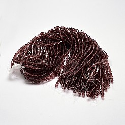 Chapelets de perles en verre bicone d'imitation de cristal autrichien&nbsp;LS-GLAA-F029-3x3mm-05