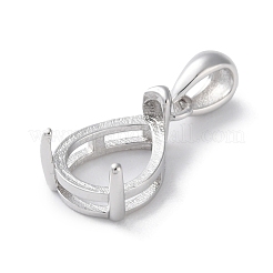 Rhodiniertes Gestell mit 925 Anhänger aus Sterlingsilber&nbsp;STER-NH0001-49C-P