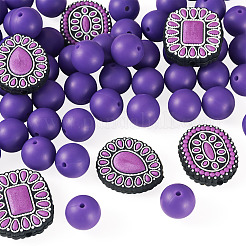 Perline in silicone 56 pz 4 stili&nbsp;FIND-TA0010-75C