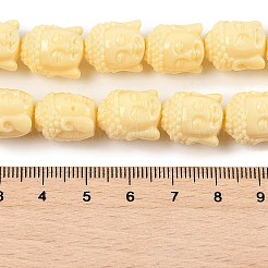 Fili di perline intagliate di corallo sintetico&nbsp;CORA-U003-03A