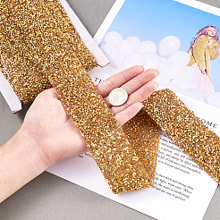 Glitzerharz Hotfix Strass (Schmelzkleber auf der Rückseite)&nbsp;OCOR-TA0002-03-40mm