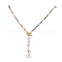 Collane ciondolo in ottone&nbsp;NJEW-JN04879