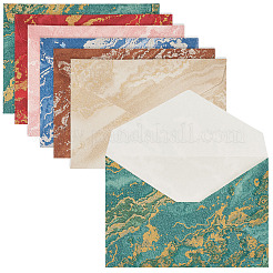 24 Stück 6 Farben Papierumschläge&nbsp;AJEW-TA0002-31